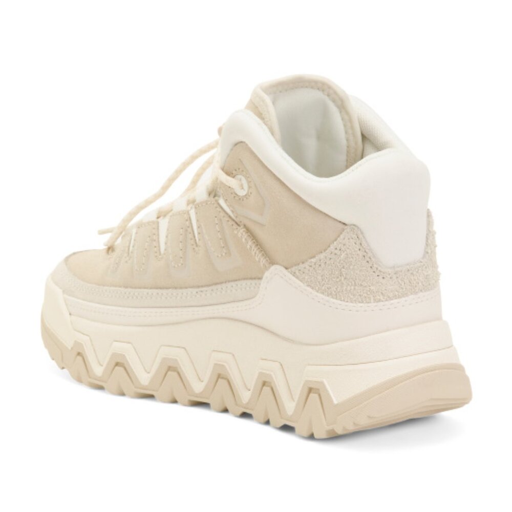 NEW UGG Suede Captrail High Top Platform Sneakers for women  Light Beige 7255j3 - Picture 3 of 10